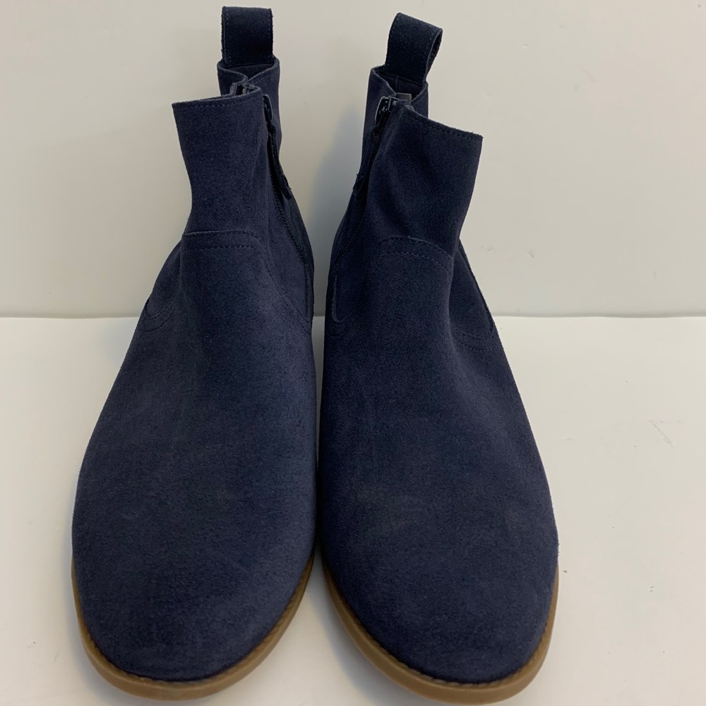 Vionic VERA Blue Suede Ankle Boots Water Resistant